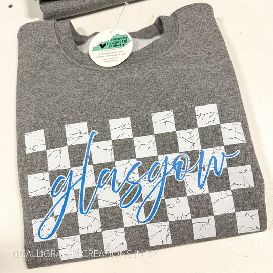 Checkered Glasgow Sweatshirt