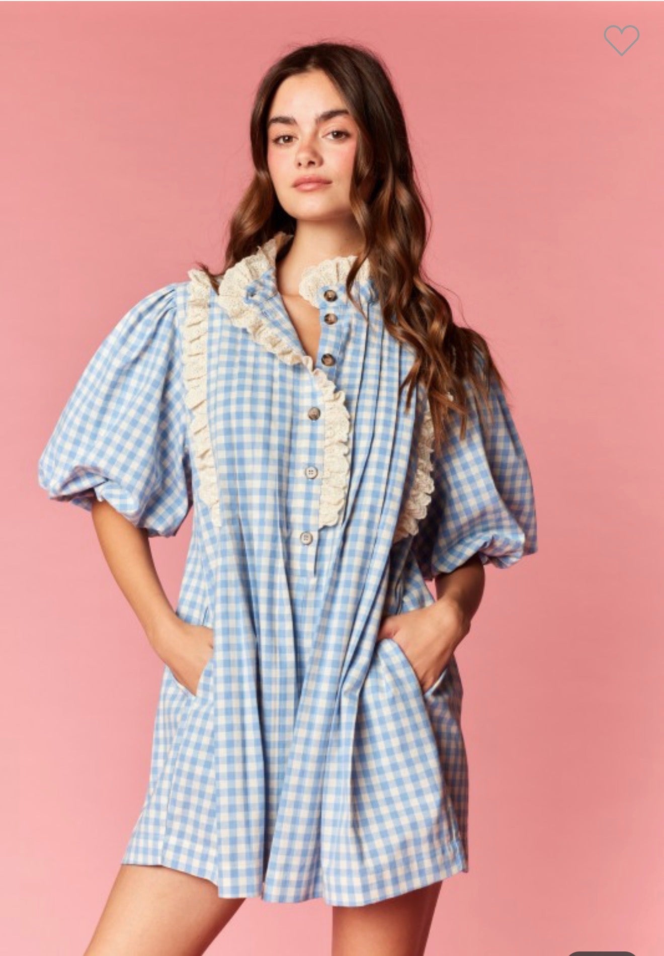 The Heirloom Gingham Romper