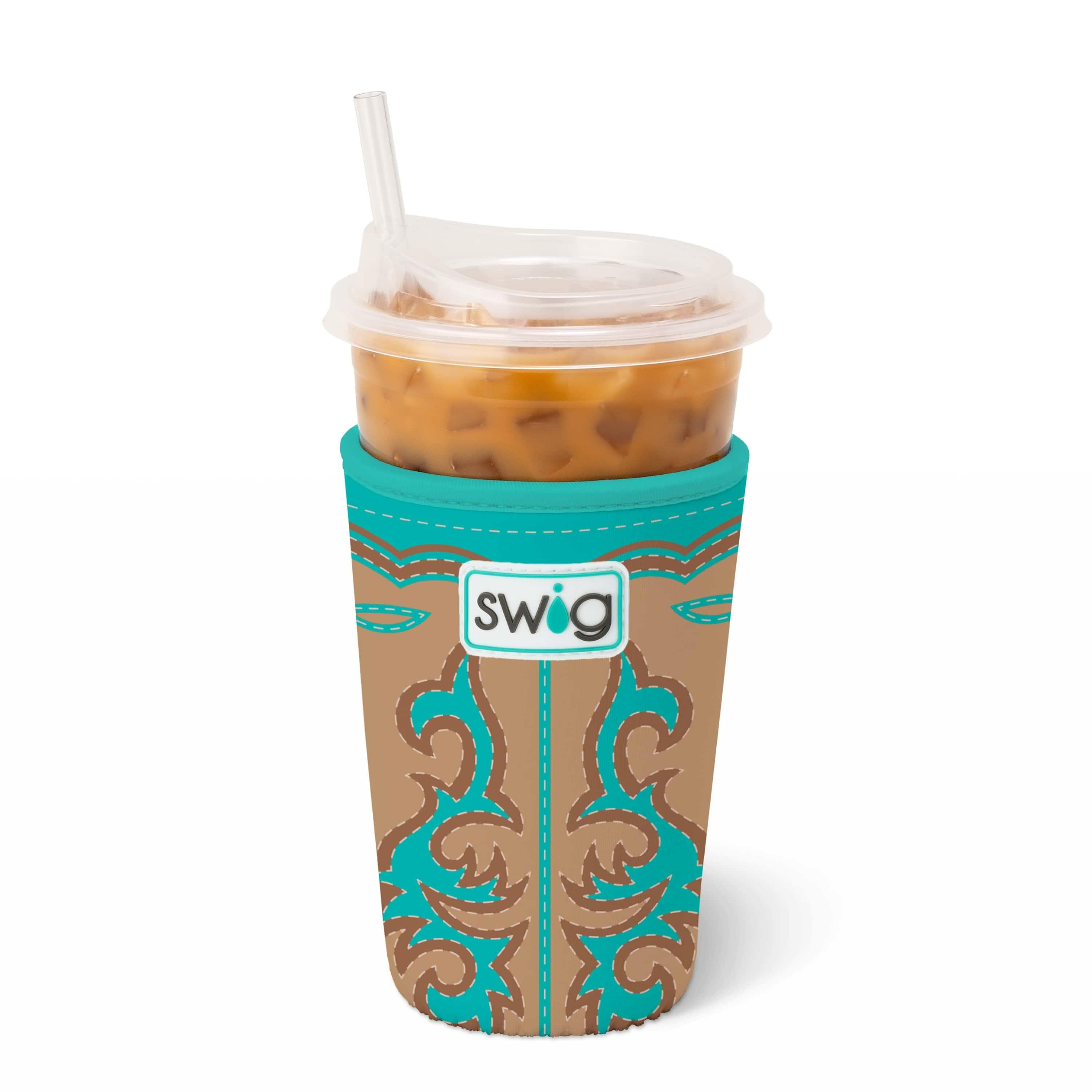 Boot Scootin’ Turquoise - Medium Swig Iced Cup Coolie