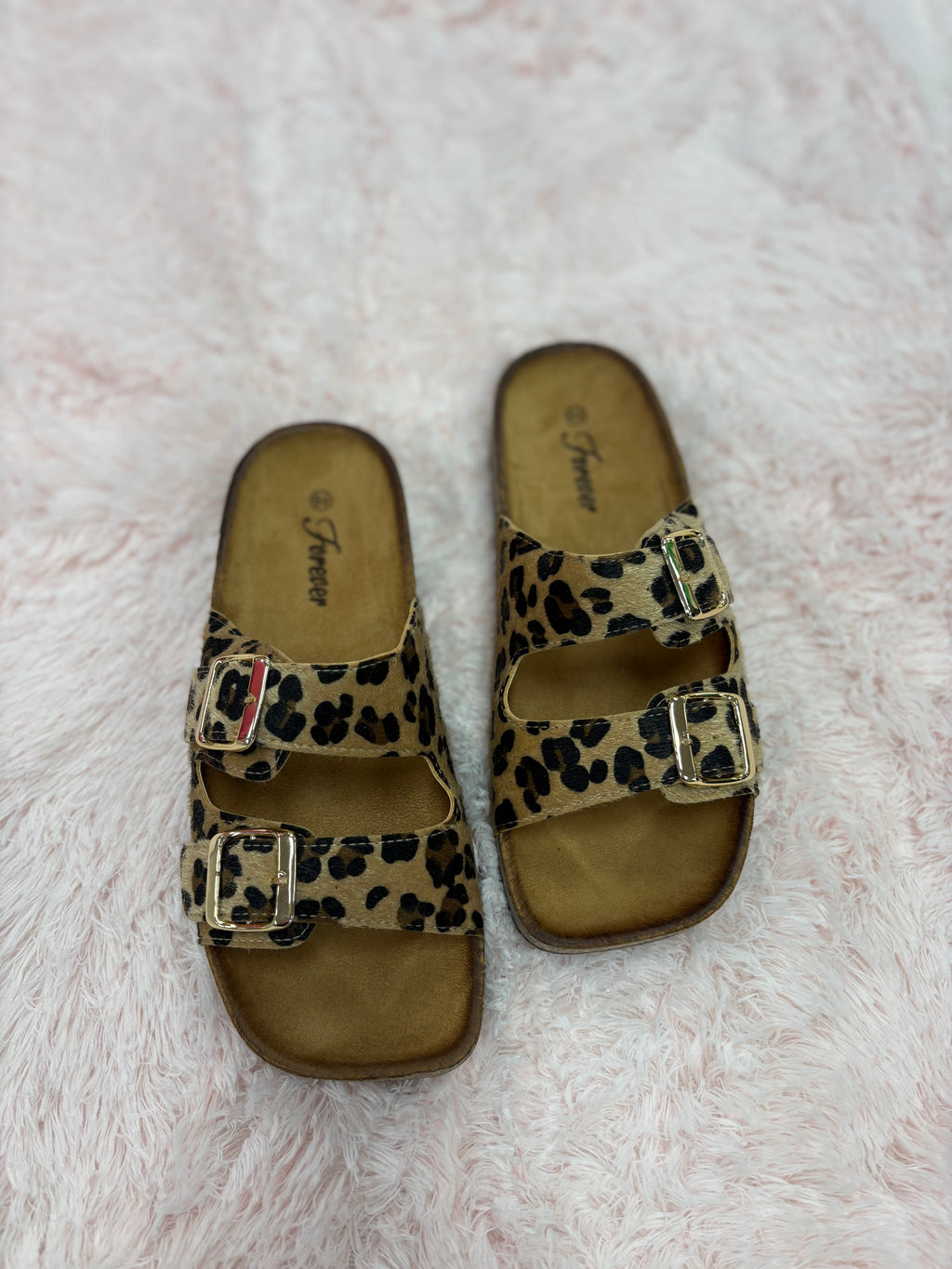 Forever Cheetah Sandals