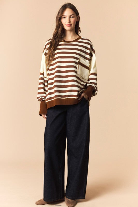 Weekend In Stripes Sweatshirt