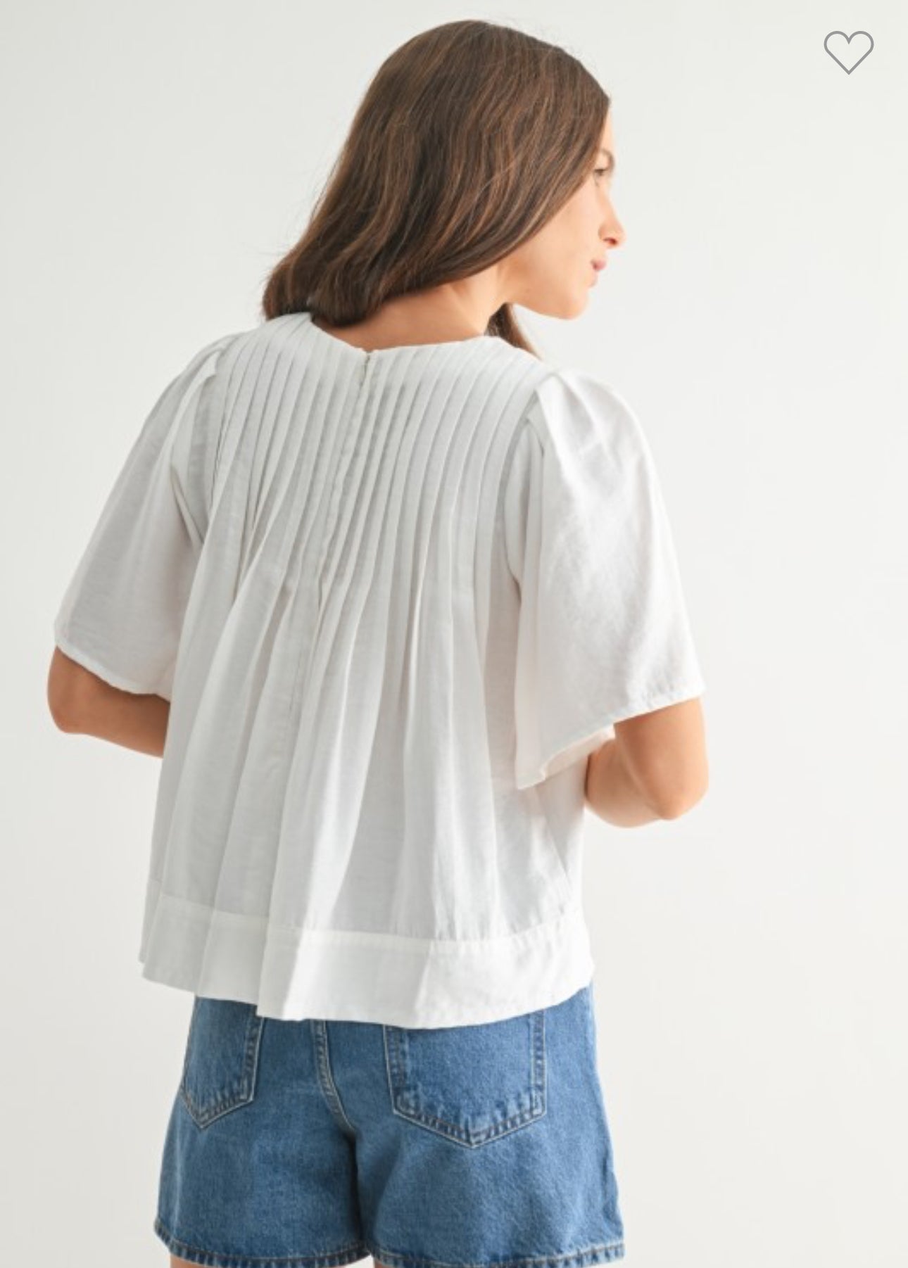 Pin Tuck Detail Blouse