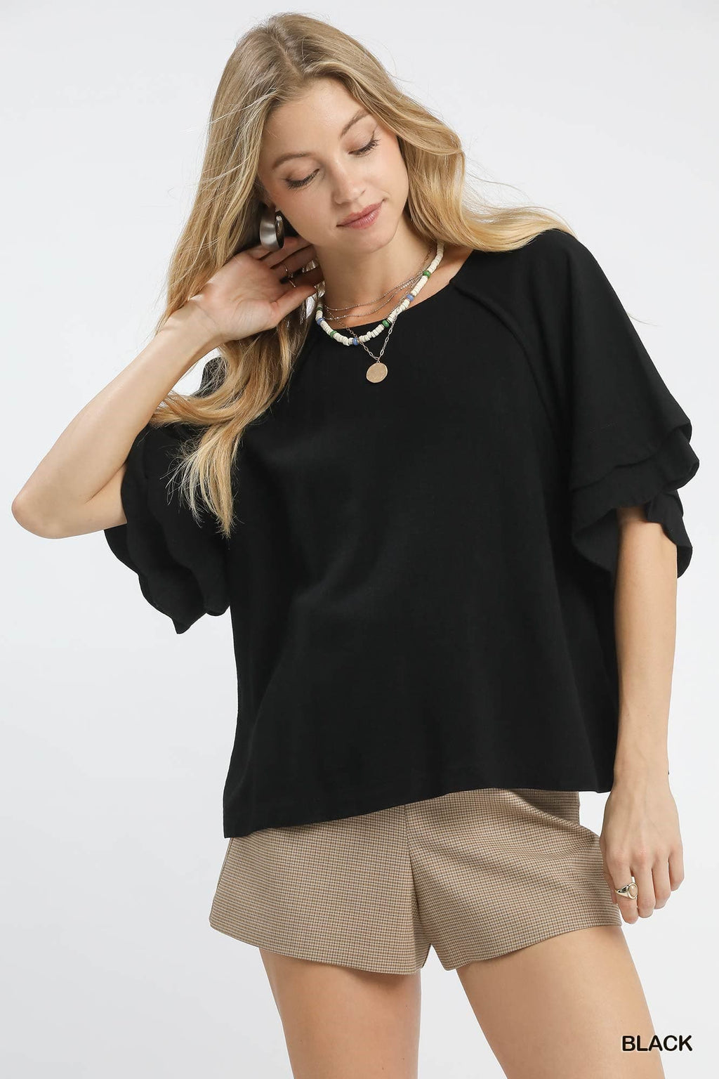 Umgee Raglan Sleeve Top