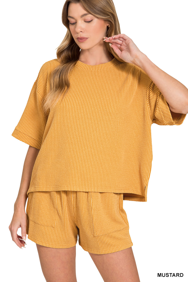 Raised Rib 2 Piece Set