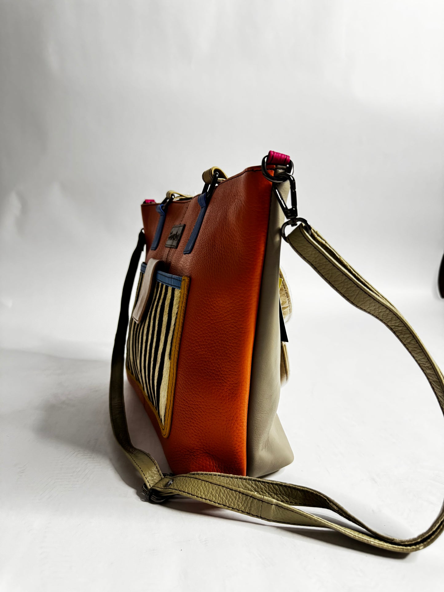 BB - Shoulder Bag with Zipper Closure & Crossbody Strap