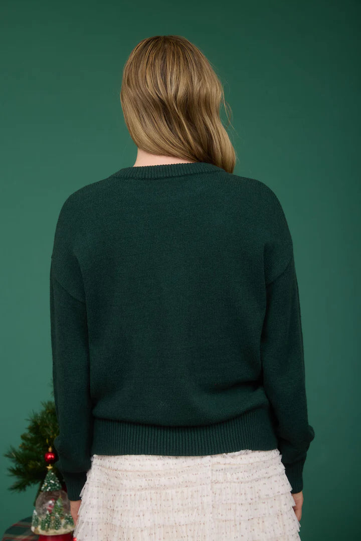 Merry Tinsel Graphic Sweater