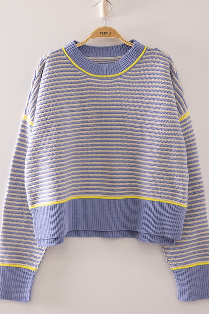Very J Striped Sweater