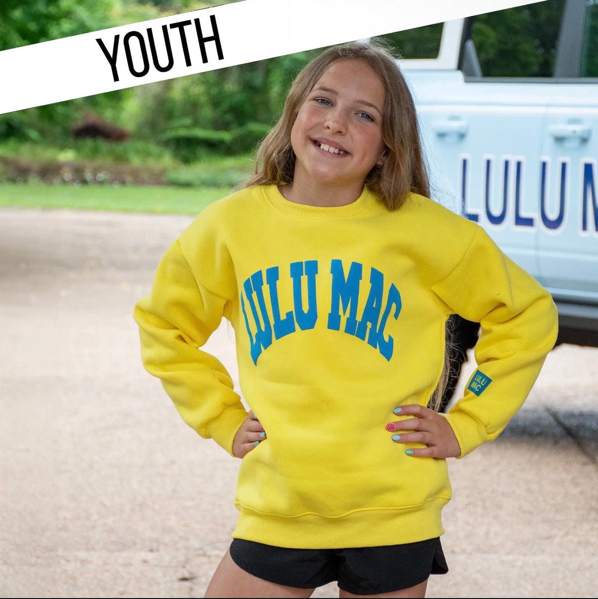 Lulu Mac Youth Yellow/Cyan Puff