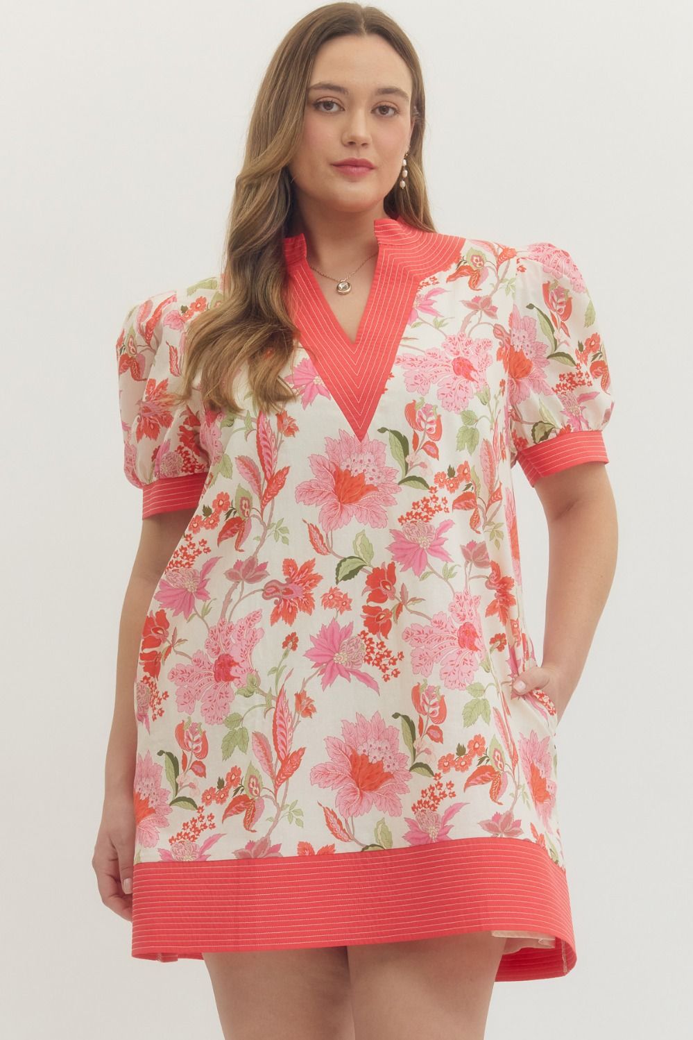 Plus Size Entro Dress