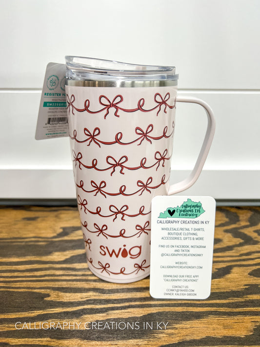 Pretty In Pink 22 oz Swig Travel Mug