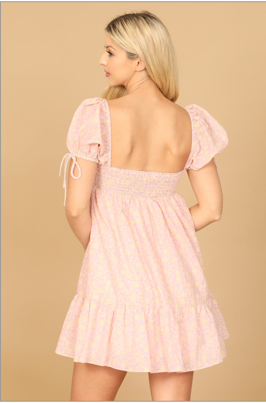 BB-Babydoll Tiered Mini Dress