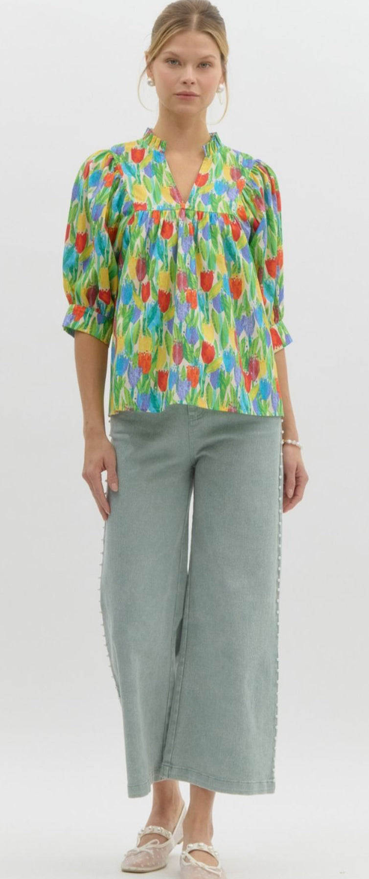 Tulip Garden Blouse