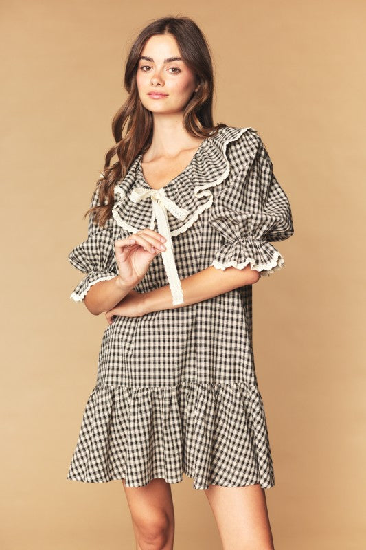 Gingham Grace Mini Dress