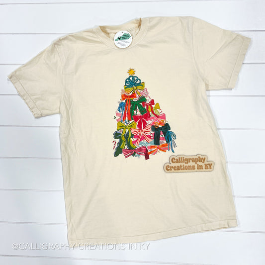 Bows Christmas Tree CC Tee