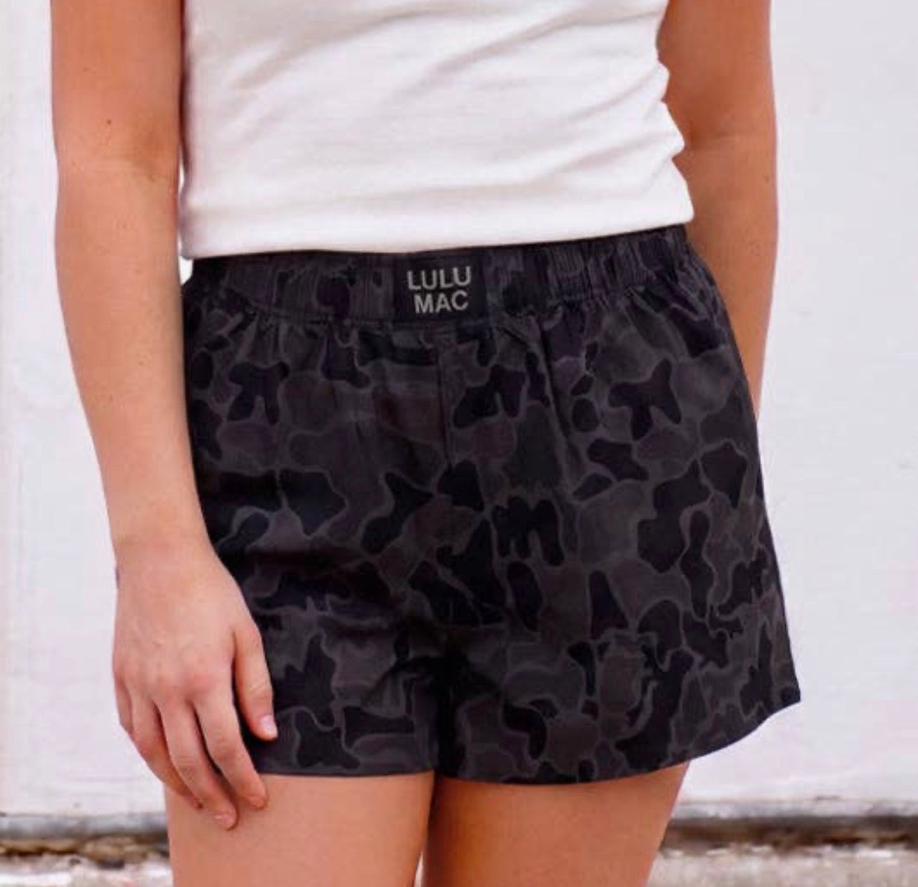 Lulu Mac Black Camo Boxers
