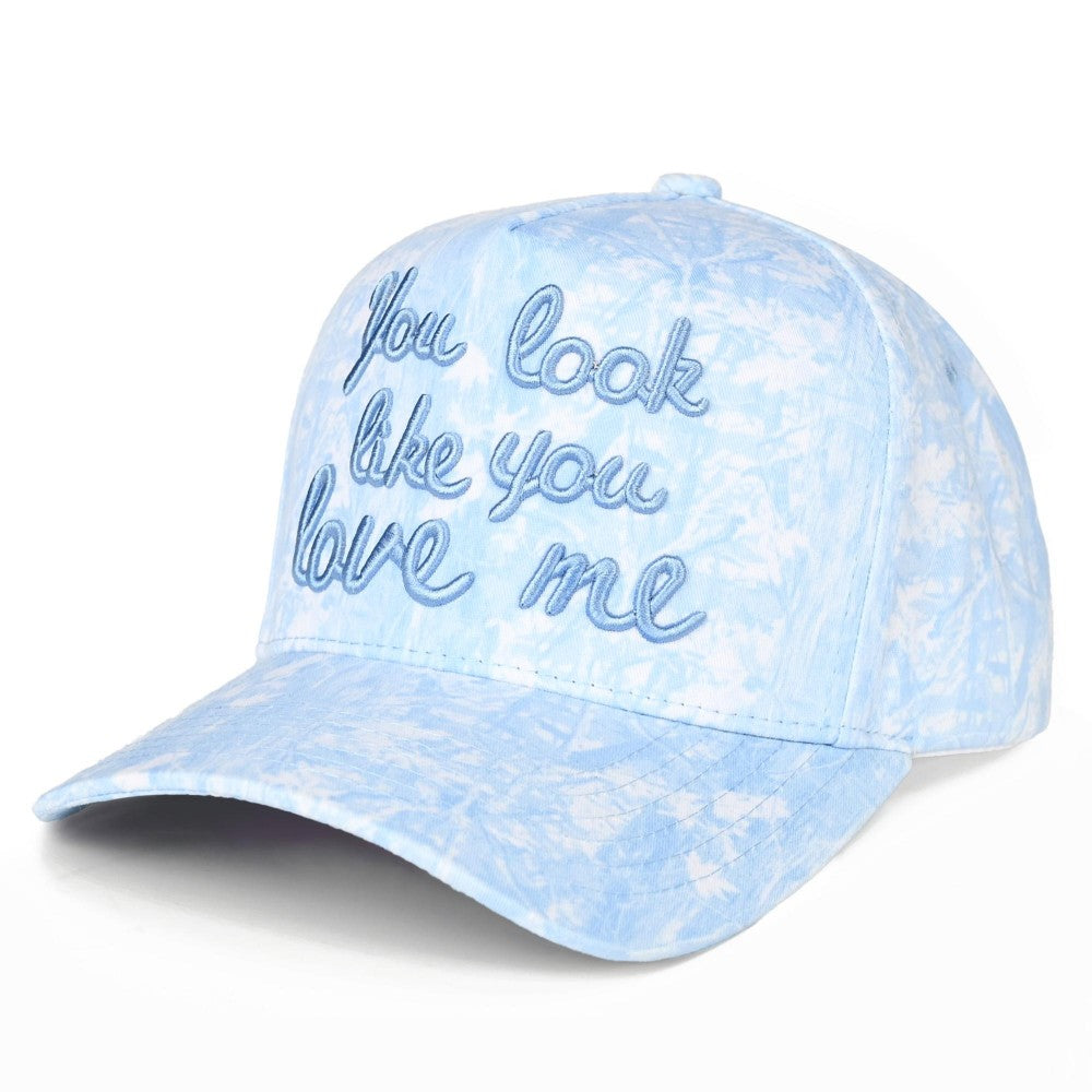 Blue | Love Me Embroidered Hat