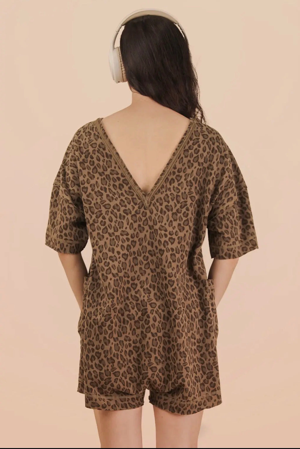 The Leopard Lounge Romper