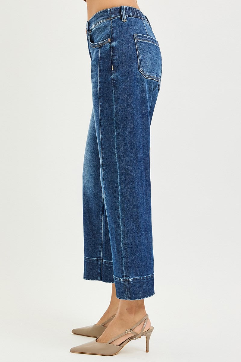 Slouchy Crop Barrel Jeans