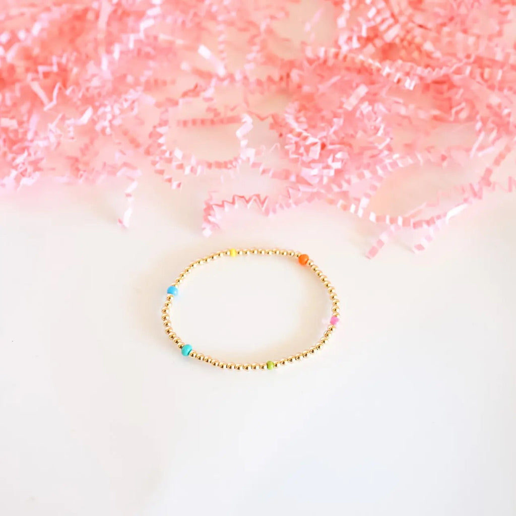 Confetti Poppi Beaded Blondes Bracelet