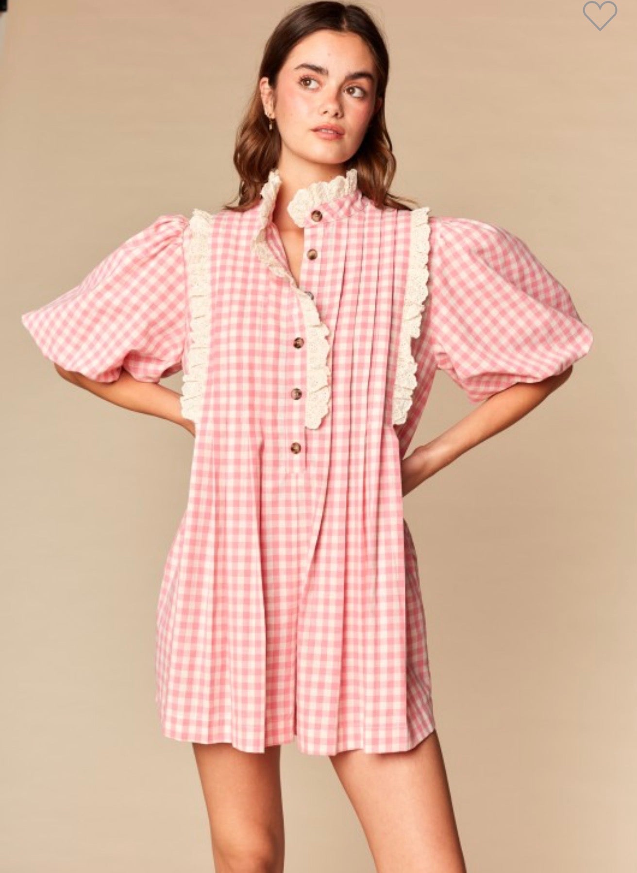 The Heirloom Gingham Romper