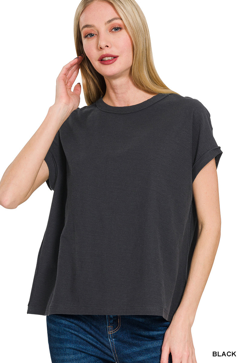 Round Neck Short Sleeve Tee