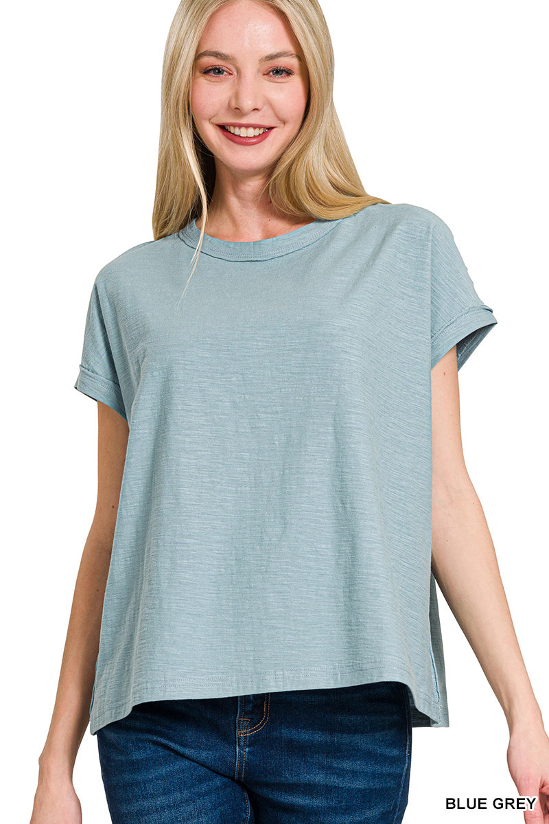 Round Neck Short Sleeve Tee