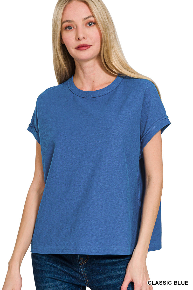 Round Neck Short Sleeve Tee