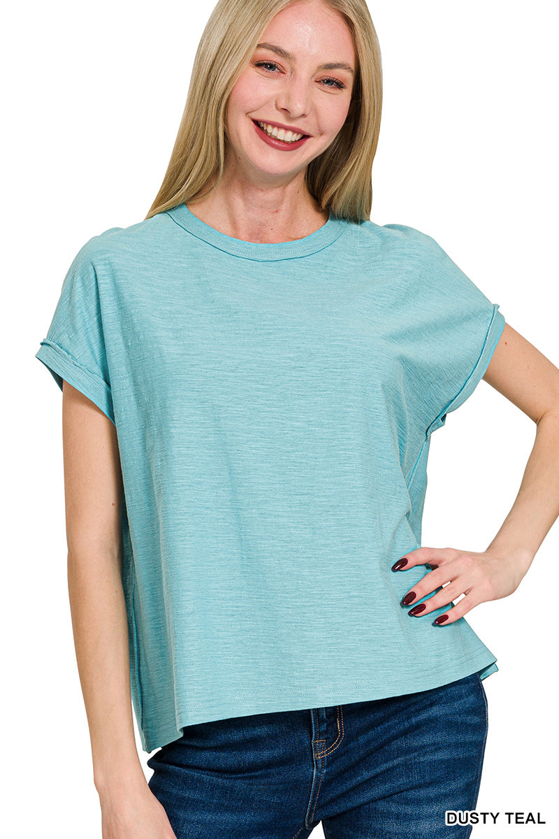 Round Neck Short Sleeve Tee