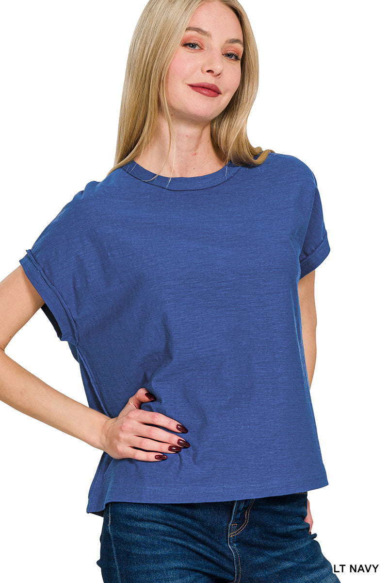 Round Neck Short Sleeve Tee
