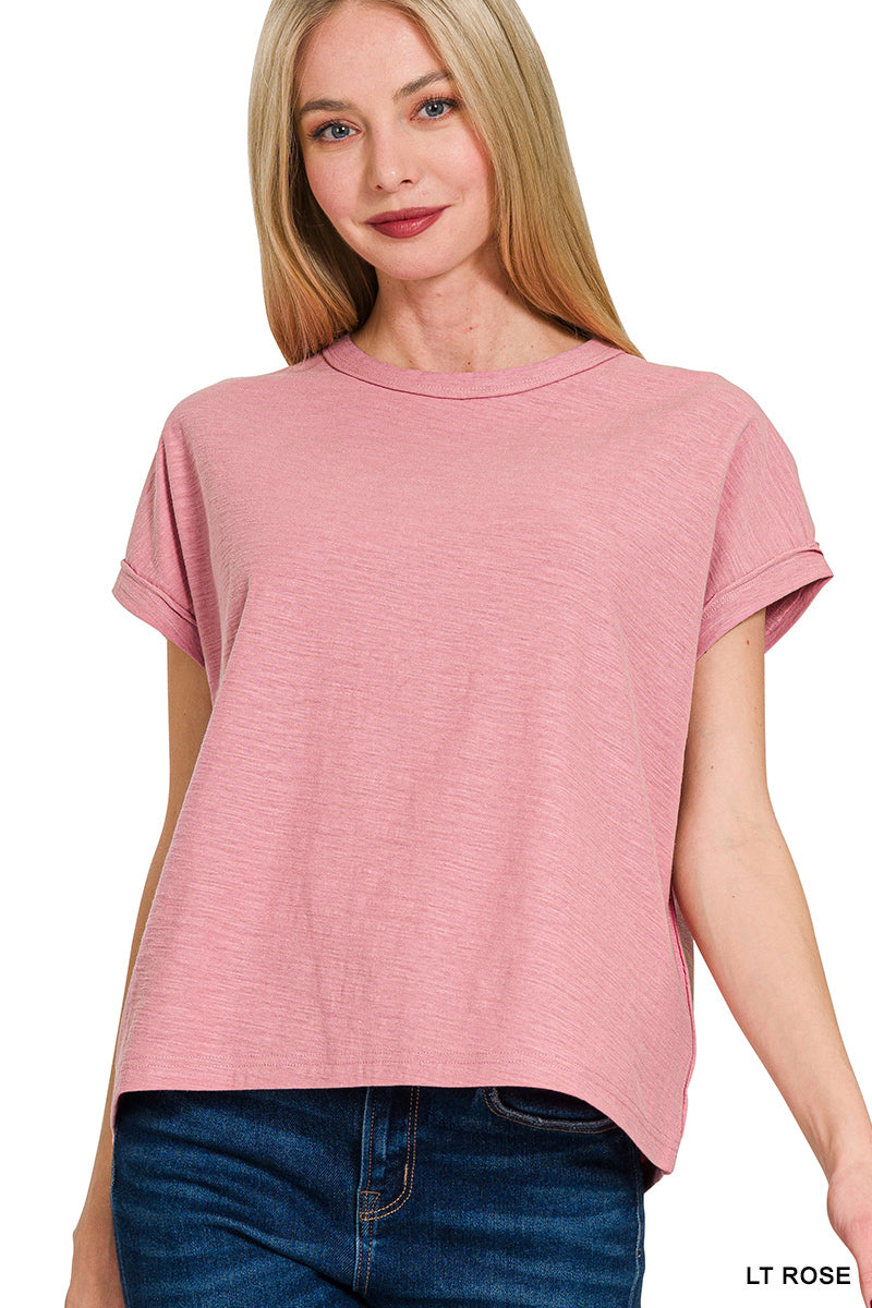 Round Neck Short Sleeve Tee