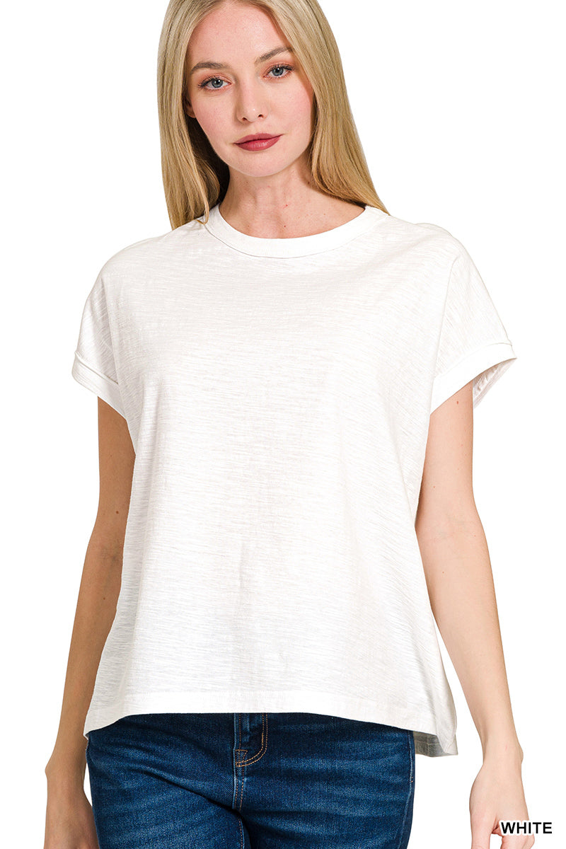 Round Neck Short Sleeve Tee
