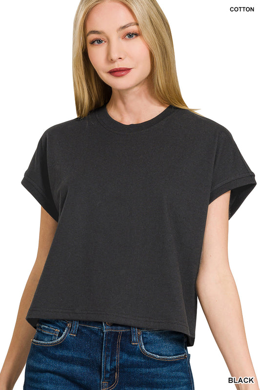 Cropped Relaxed Tee