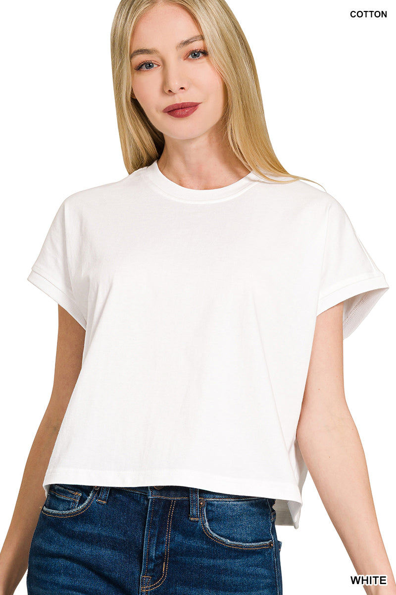 Cropped Relaxed Tee
