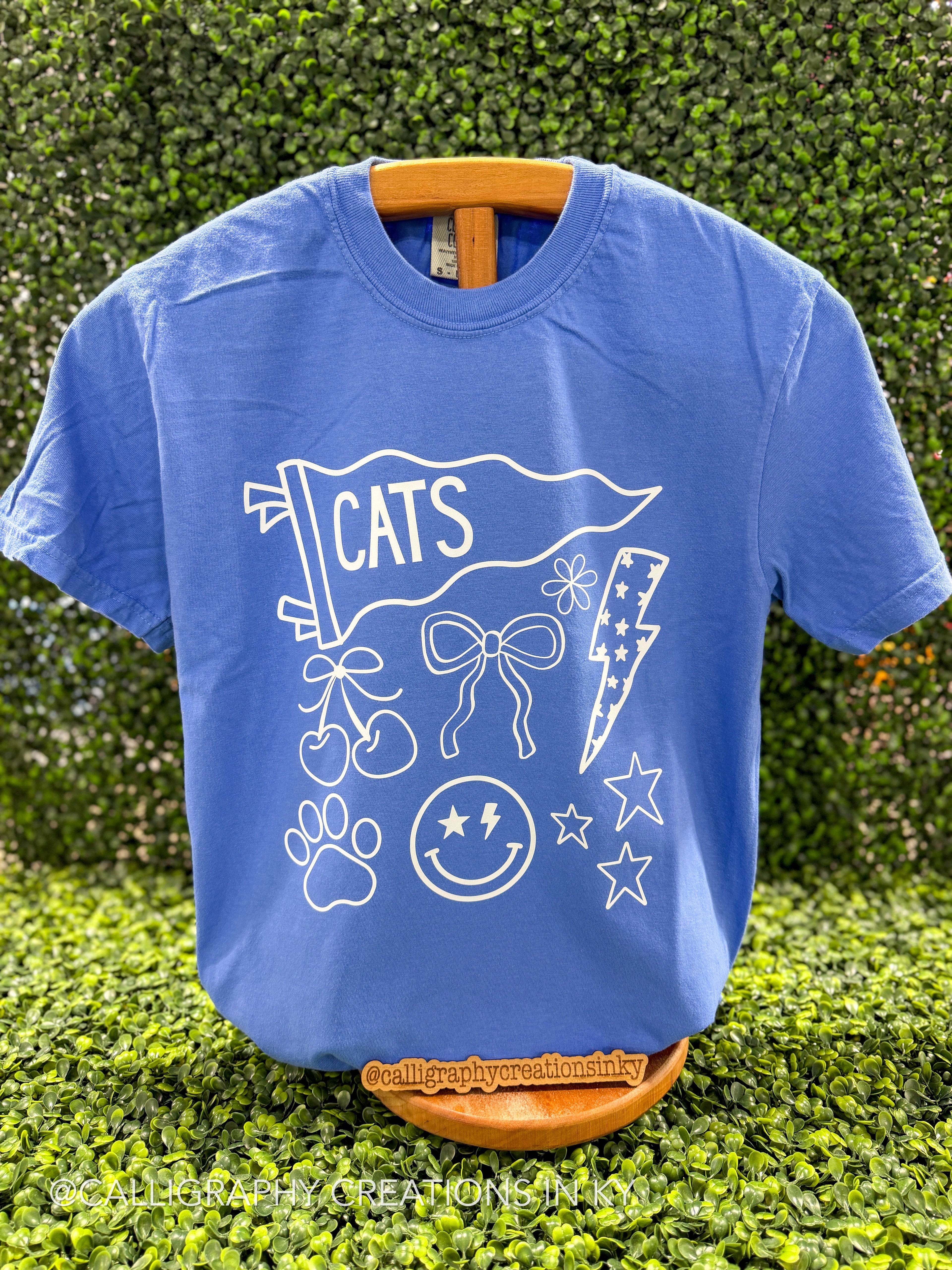 Cats Doodles Collage CC Tee