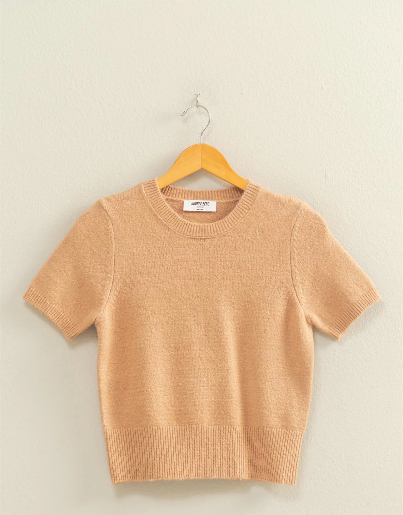 Short Sleeve Knit Sweater