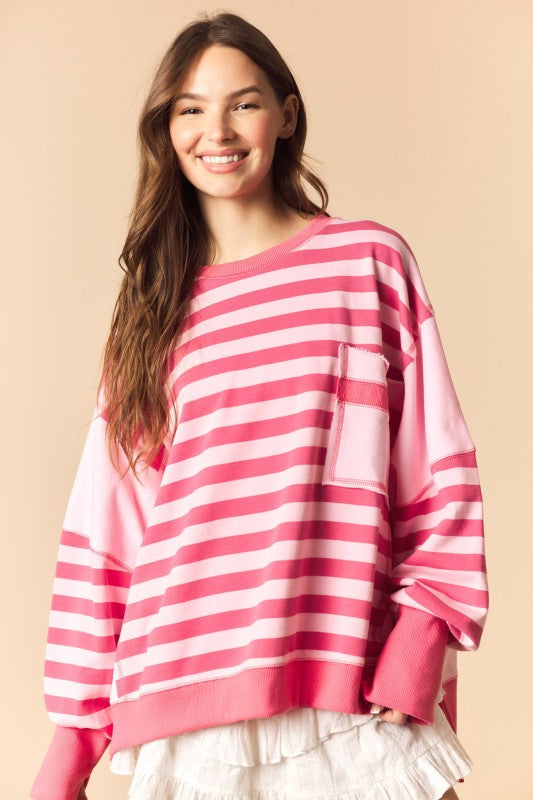 Weekend In Stripes Sweatshirt