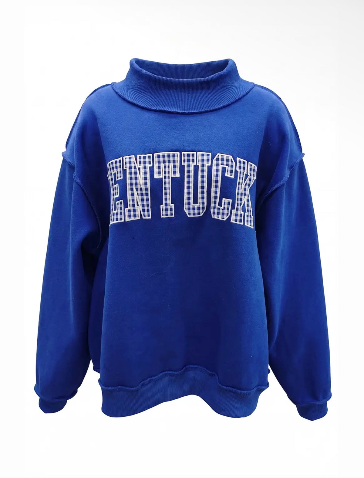 True Blue Kentucky Mock-Neck Sweatshirt