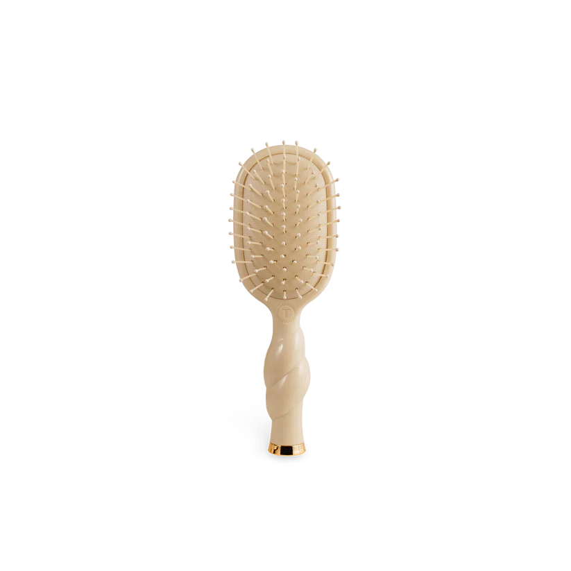 Teleties Mini Detangler Hair Brush for Medium Hair - Tan