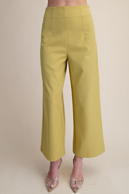 Glam-High-Waisted Wide Leg Pants