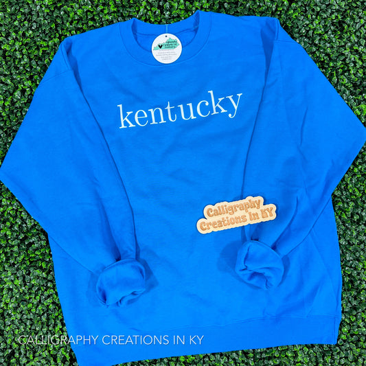 Teal Kentucky Sweatshirt - Talk of the Town