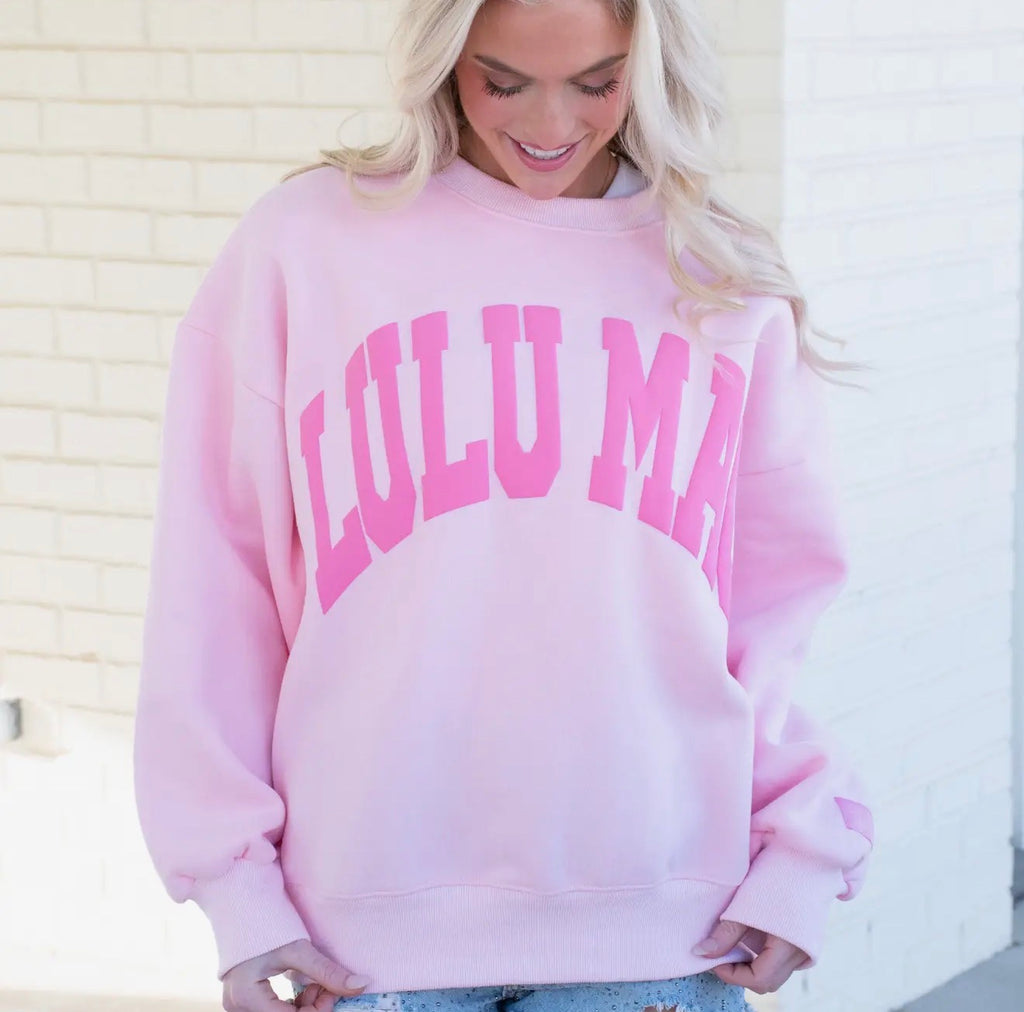 Lulu Mac Pink/Puff Sweatshirt