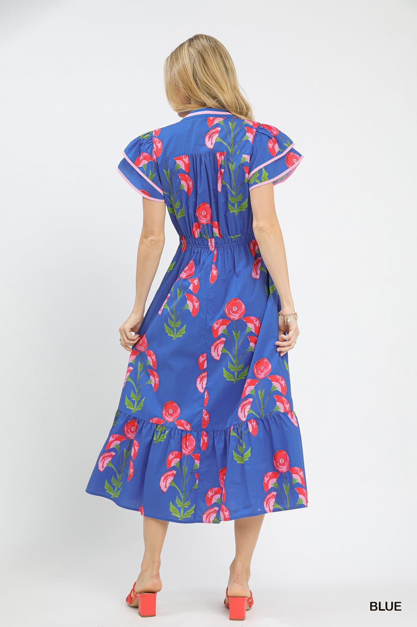 Petals In Paradise Midi Dress