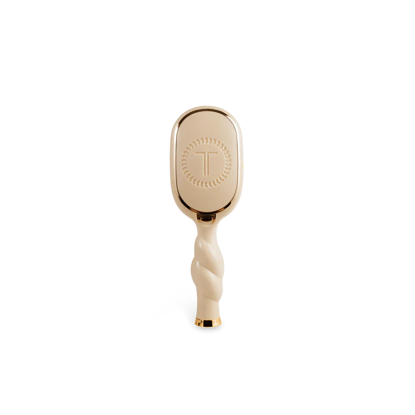 Teleties Mini Boar Bristle Hair Brush - Tan