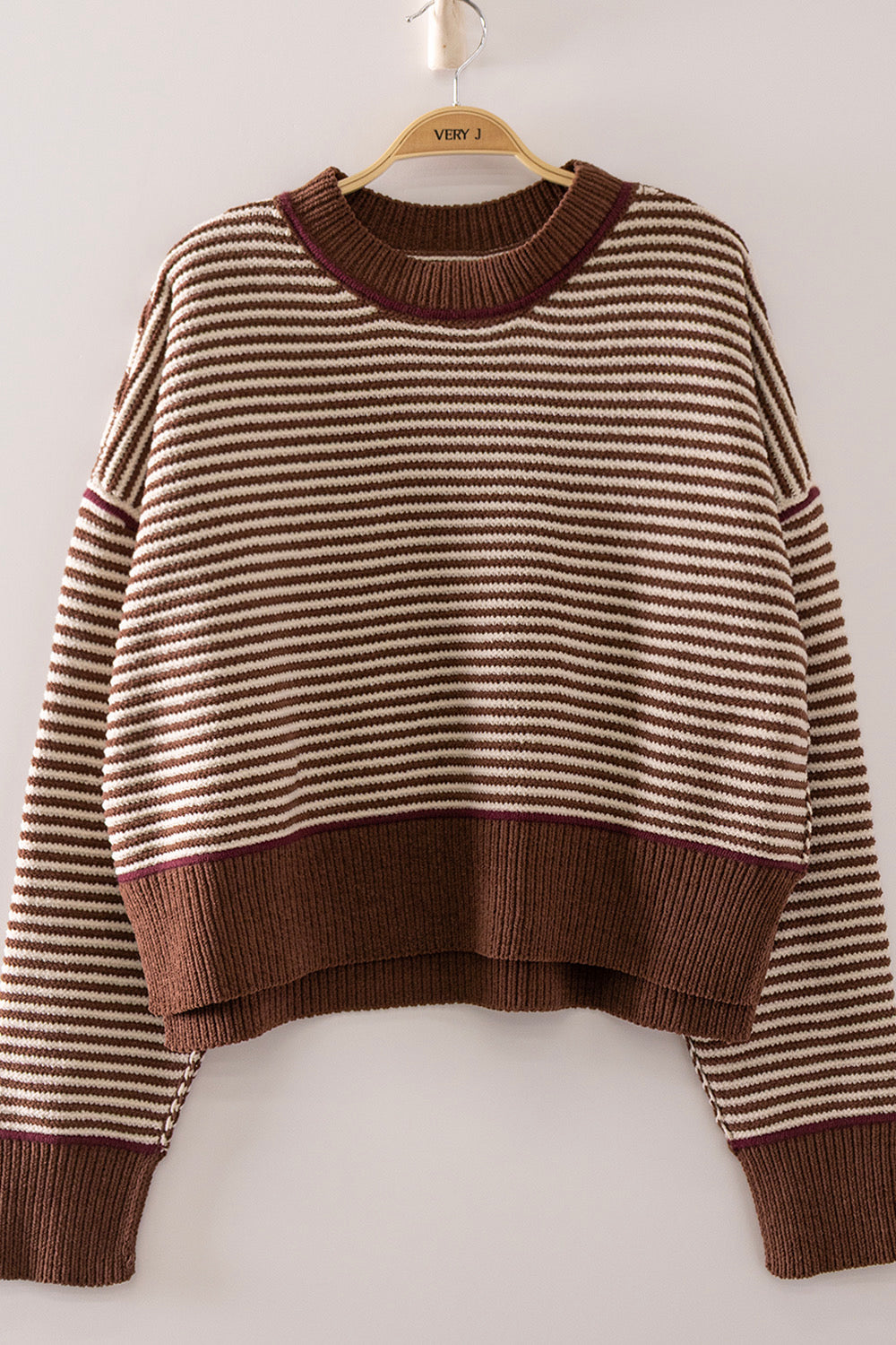 Very J Striped Sweater