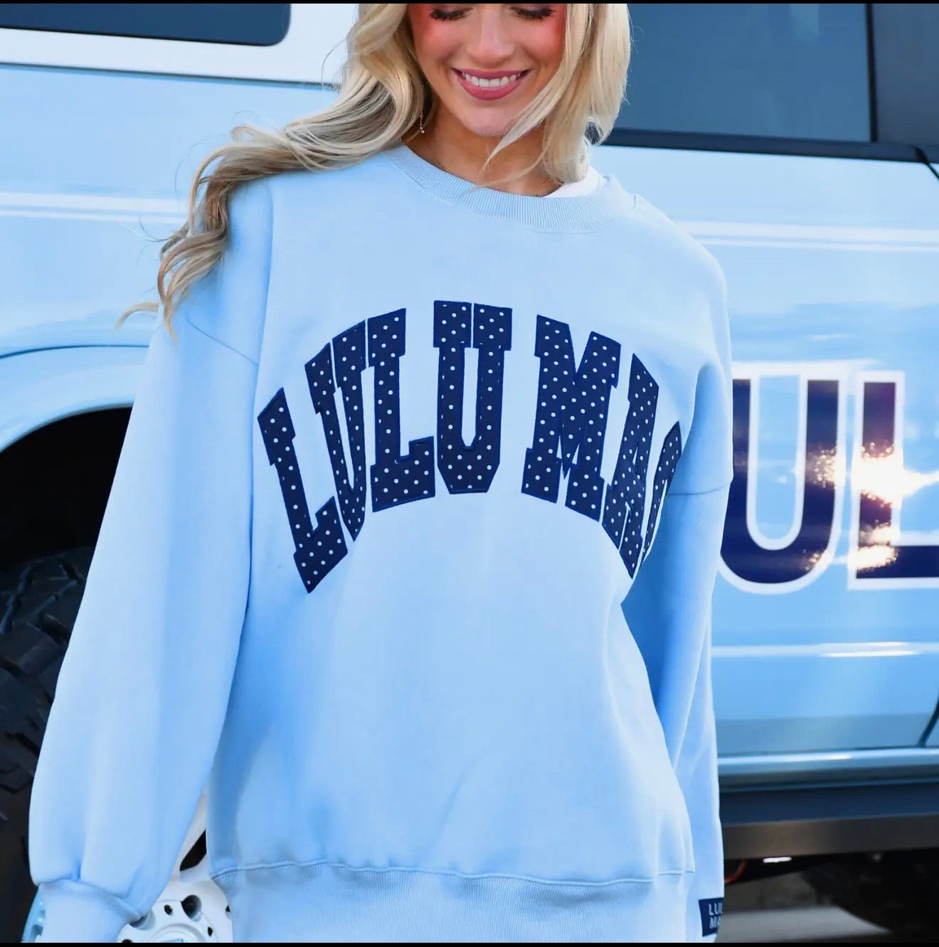 Lulu Mac Polka Dot Sweatshirt
