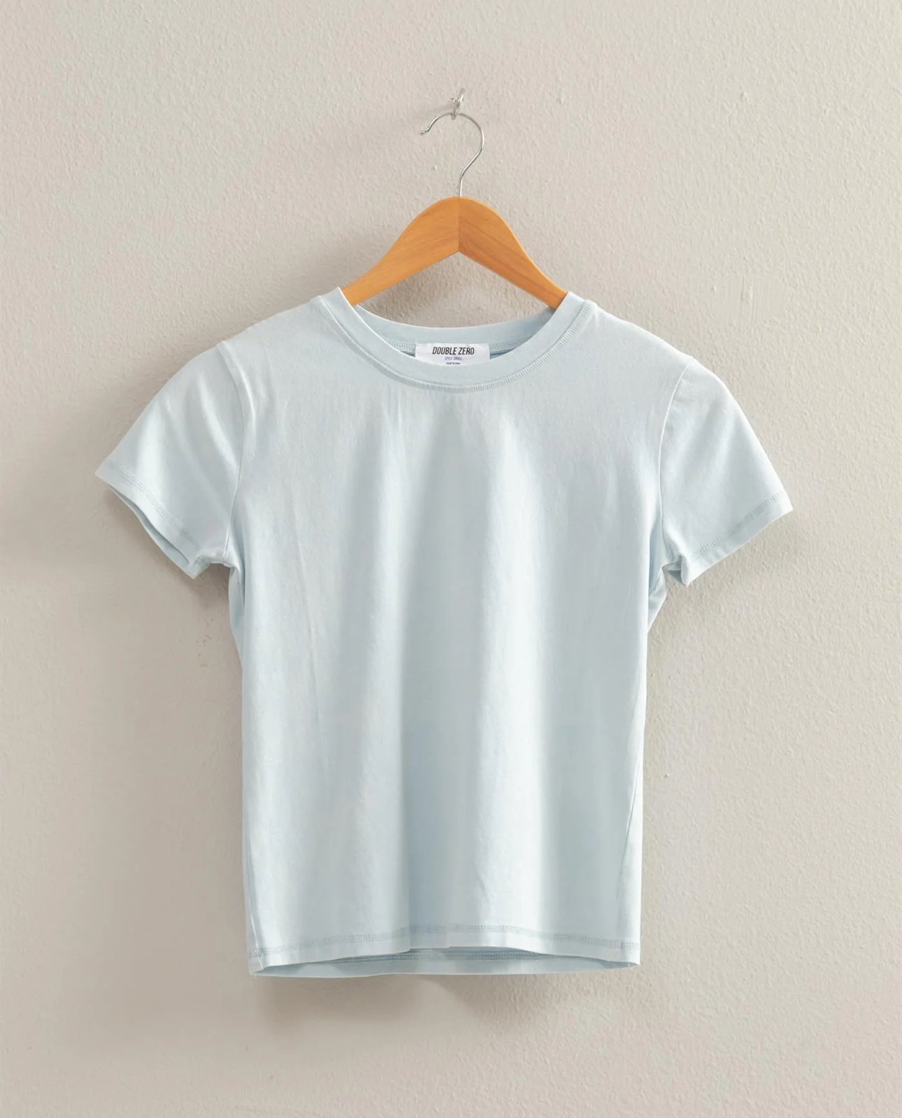 Acid Washed Tee-Ice Blue