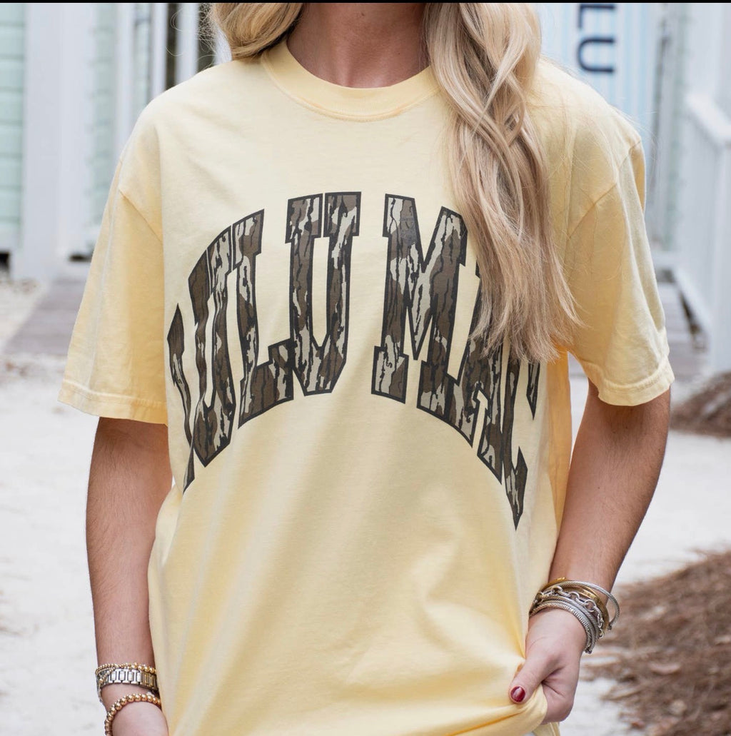 Lulu Mac Mossy Oak Pink Tee