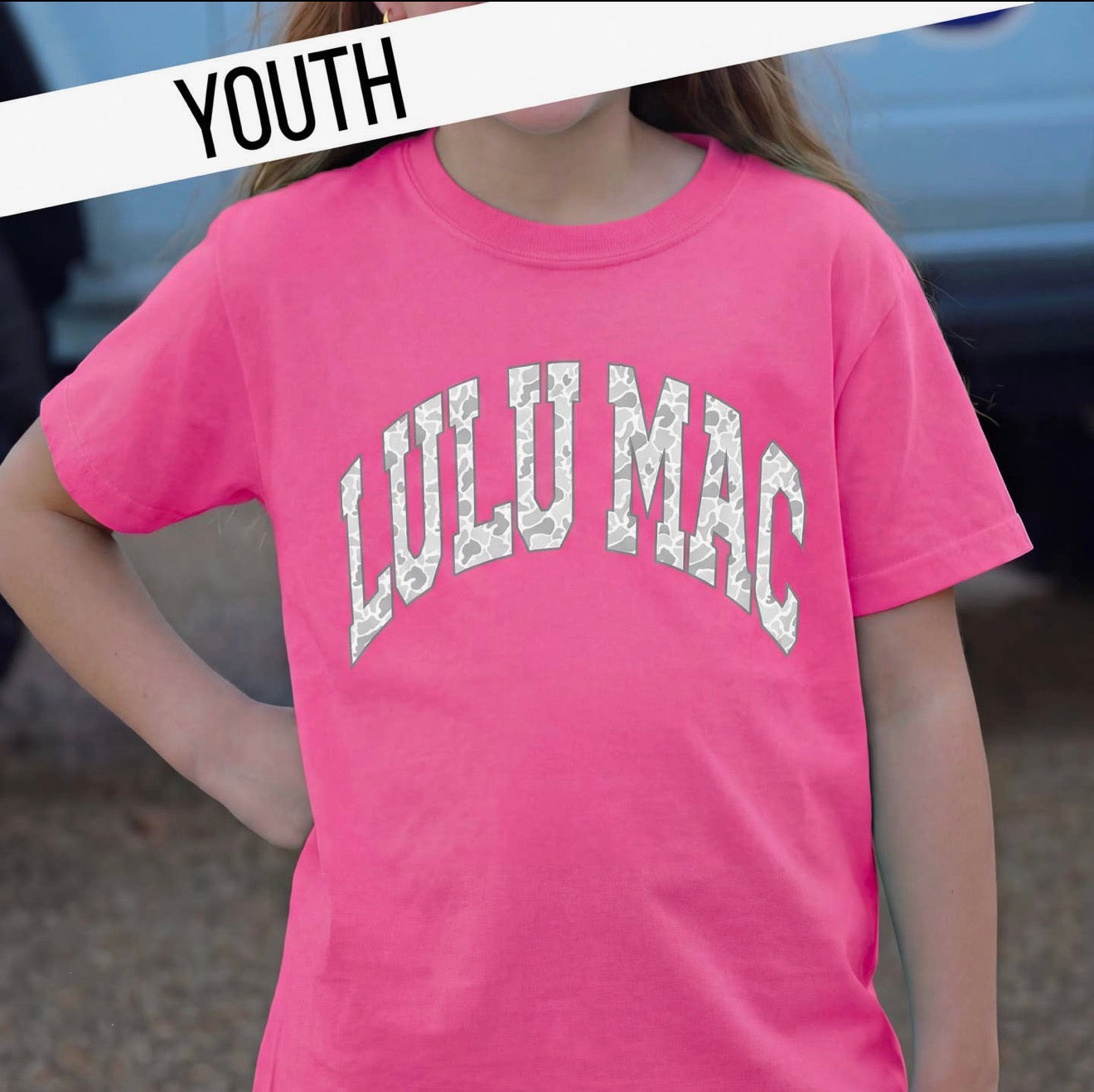 Lulu Mac Youth Camo Tee