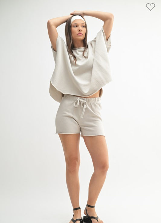 Malibu Cotton Seamless High-rise Shorts