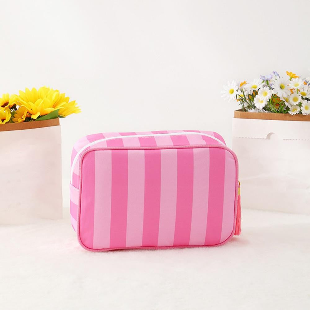 Pink Stripe Pouch